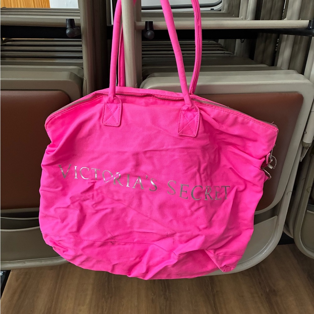 Victoria's Secret Bright Pink Tote